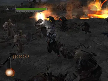 Lord of the Rings, The - The Two Towers screen shot game playing
